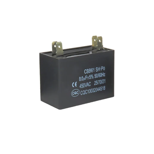 CBB61 air conditioning fan capacitor 1.2/1.5/2/2.5/3/3.5/4/4.5/5/6uf starting capacitor 450V