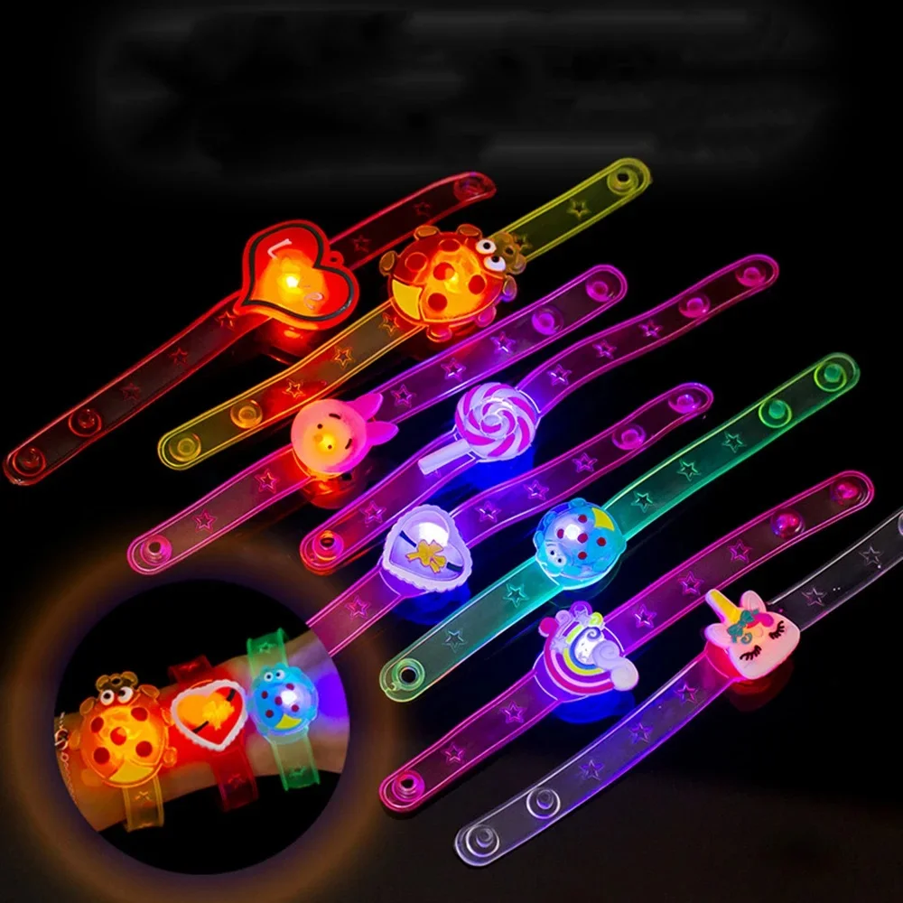 LED Luminous Fun Watch For Kids Birthday Party Baby Shower Gifts Pinata Filler Halloween Carnival Christmas Gift Reward W24-559