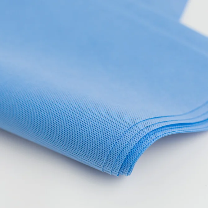 Anti-bacterial surgical gown sms smms non woven fabric 100%pp nonwoven fabric material for hospital medical products