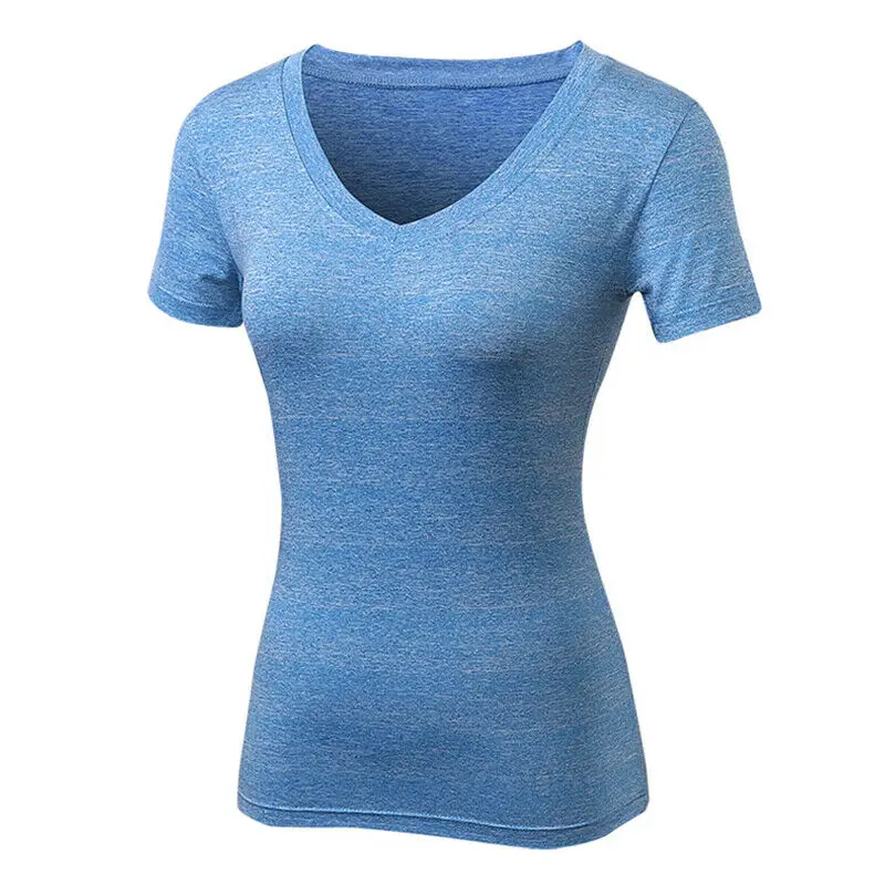 Wholesale factory direct custom womens T shirts in multiple colors and styles with custom printing methods at cheap prices blank
