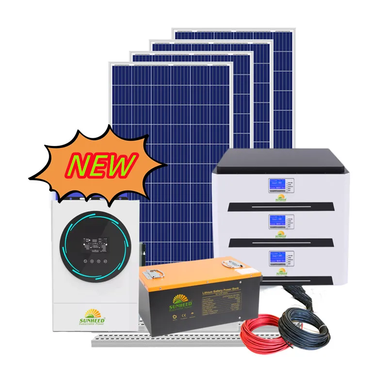 Sunheed 6Kw 48V с 12Vdc и двойной выход переменного тока optitional параллельной функцией солнечный инвертор для неэлектрифицированная солнечная энергетическая система Комплект