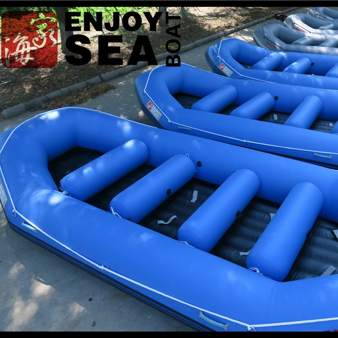 1.2mm PVC 15ft Inflatable Whitewater River Raft Floating Tubes Raft Boats