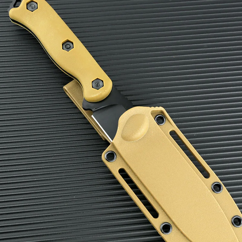 Tactic knife survival EDC knives fixed blade Outdoor hunting knife with kydex sheath