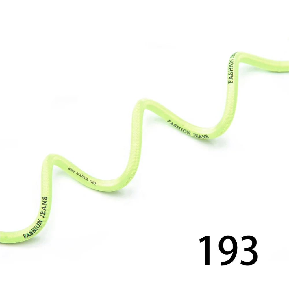 Custom Design Printed Logo Round Elastic Bungee Ropes Polyester Braided Shock Cords