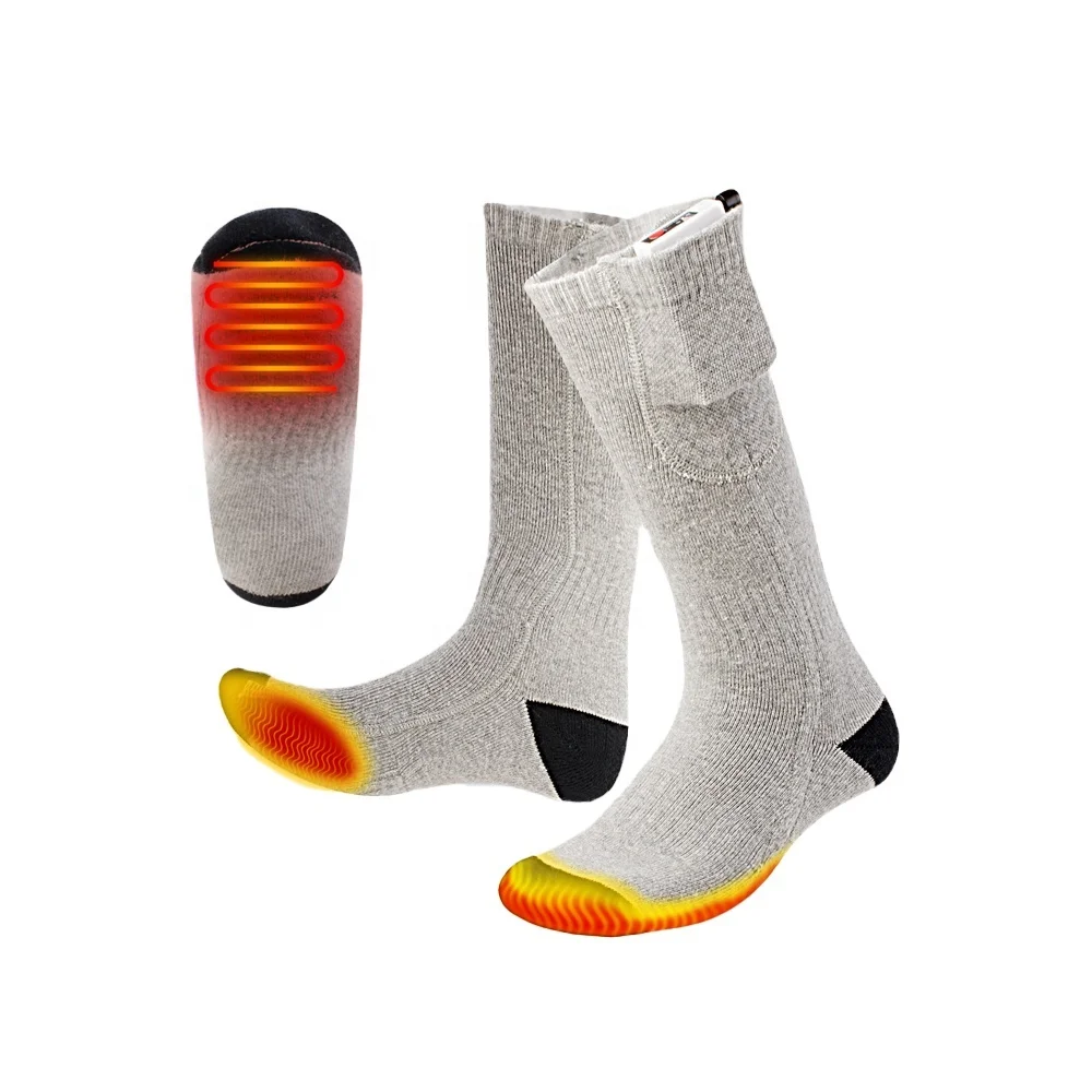 Battery Heated Self Heating Winter Socks for Skiing