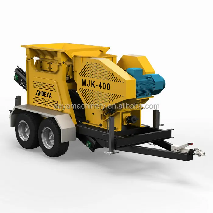 portable limestone granite stone rock mobile jaw crusher with mining feeder and belt conveyor