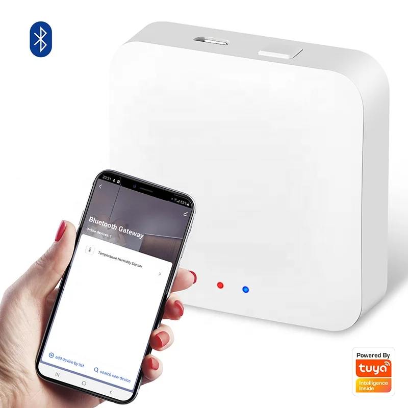 Tuya Mesh BLE gateway control center smart life APP wireless gateway mini smart home host