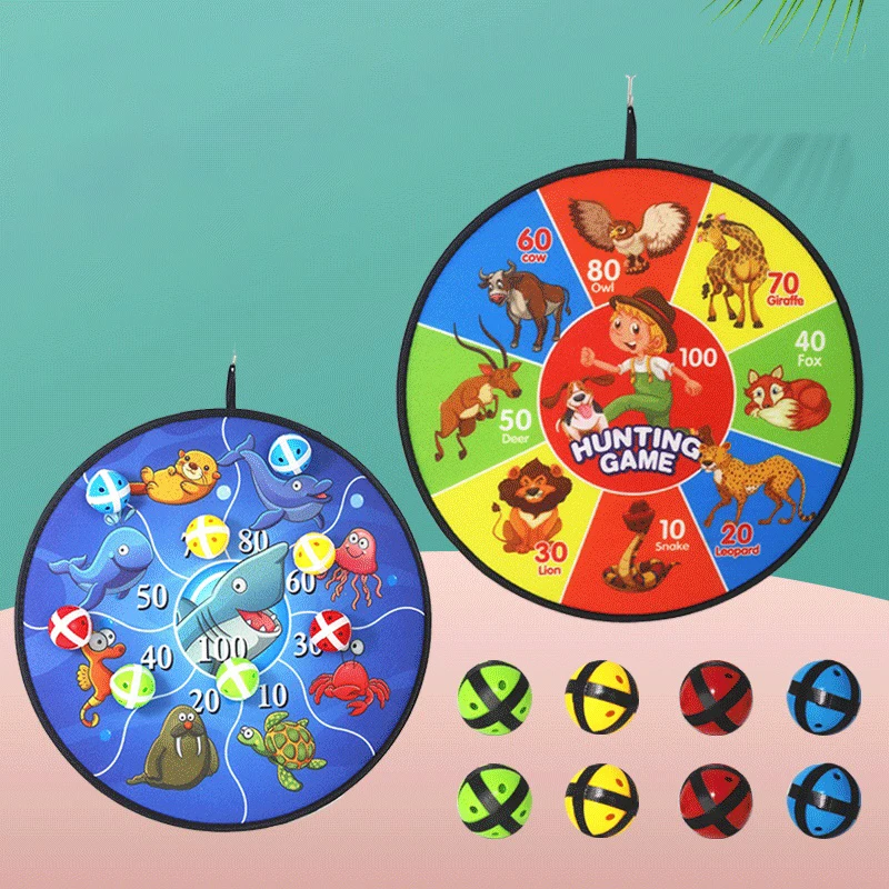 Throwing sports parent-child interactive toys sticky dartboard indoor and outdoor childrens fun dart
