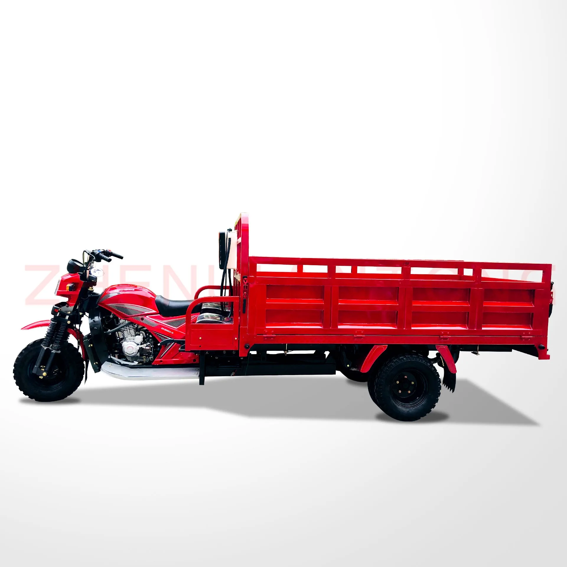 Двигатель 200C/250CC/300CC одноцилиндровый тяжелый грузовик трицикл Мощный водяной охлаждающий тормоз режим охлаждения груза барабанный моторизованный