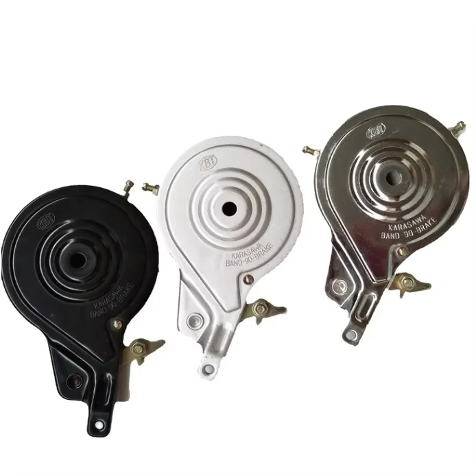 wholesale factory price black silver bicycle drum brake durable hold brake for mountain and road bicycle parts