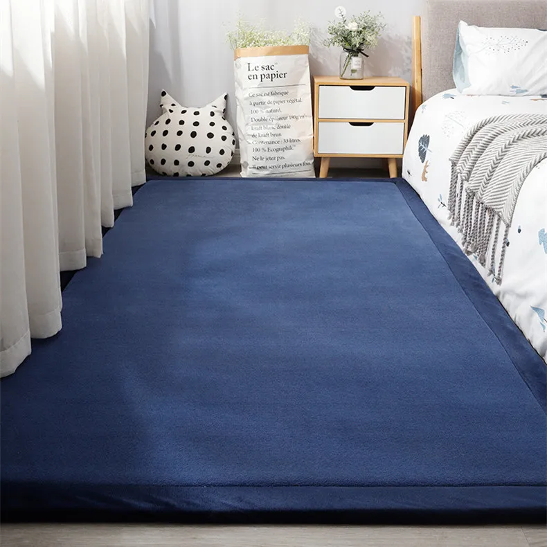 Amazon hot memory foam soft anti-slip backing rug for living room bedroom bedside carpet