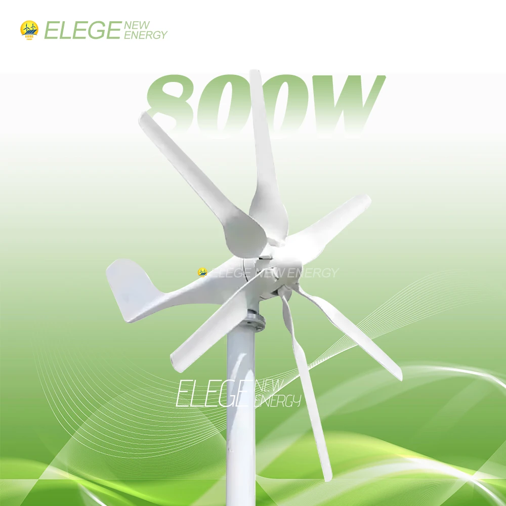 ELEGE 800W permanent magnet generator small wind turbine wind power generation system 12V 24V 48V wind turbines for sale