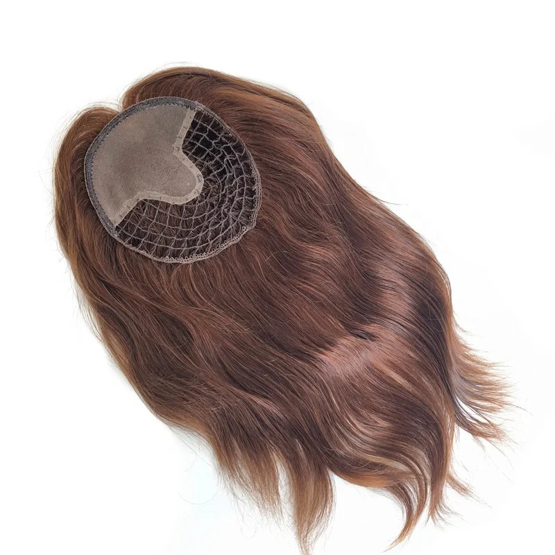 Fish Net Lace Full Holes Women Human Hair Pieces Integration System