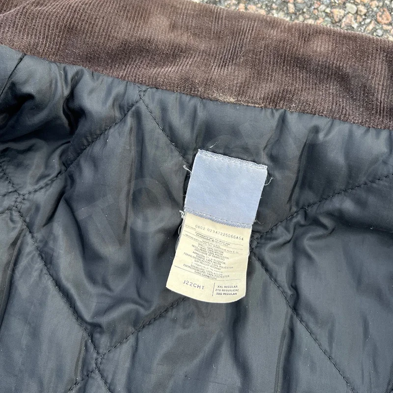 Custom Heavyweight Duck Canvas Work Jacket Men Distress Carpenter Trucker Detroit Work Workers Bomber Eisenhower Jacket