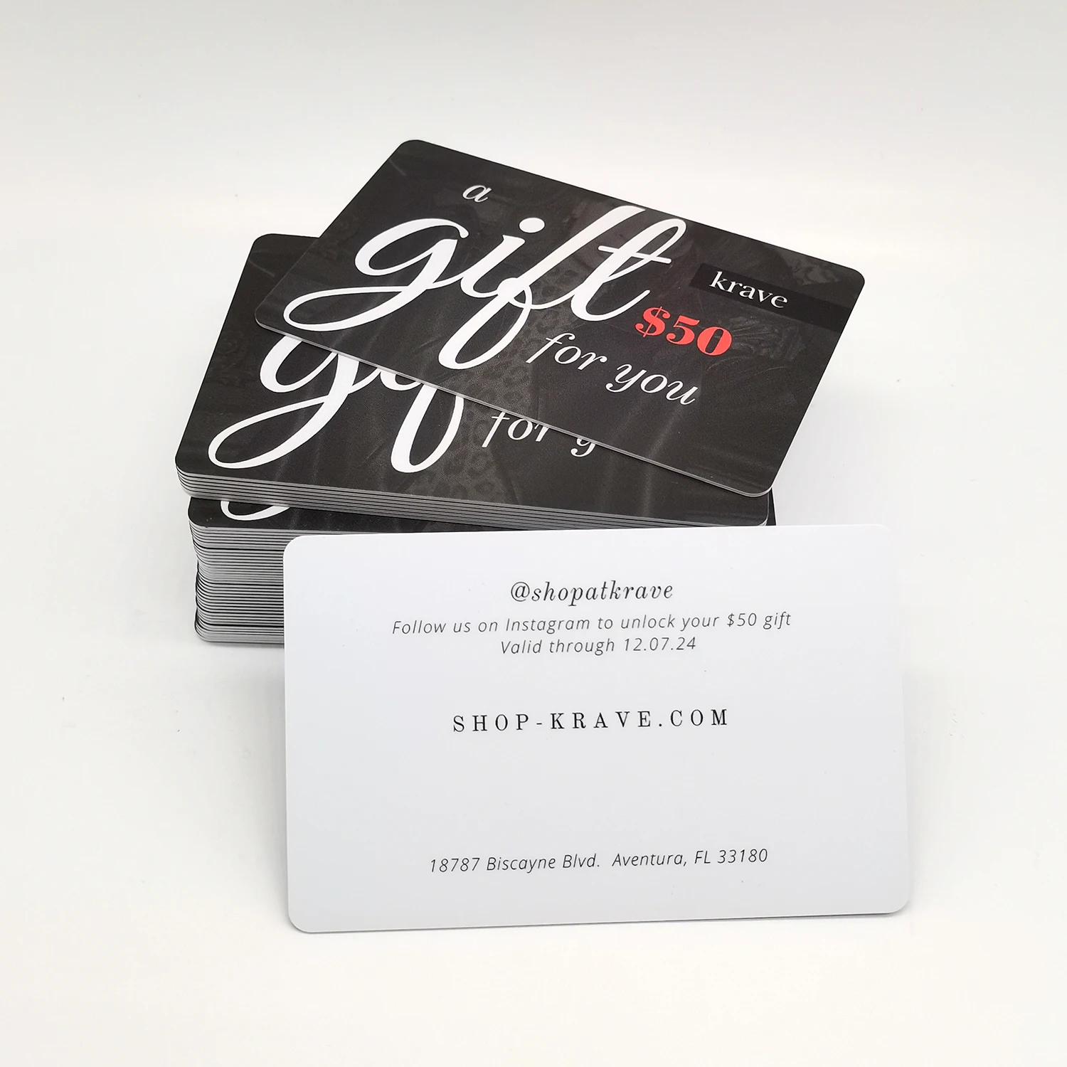 Индивидуальный дизайн печати пластиковая промо-подарочная карта