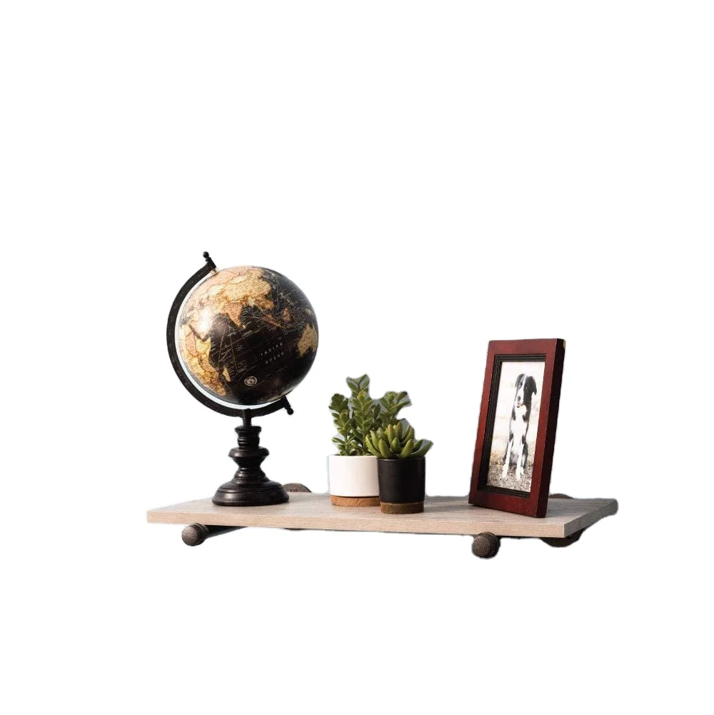 Промышленное настенное крепление, железная труба, кронштейн для полки, винтажный, ретро, черный, «сделай сам», полки для хранения, кронштейн