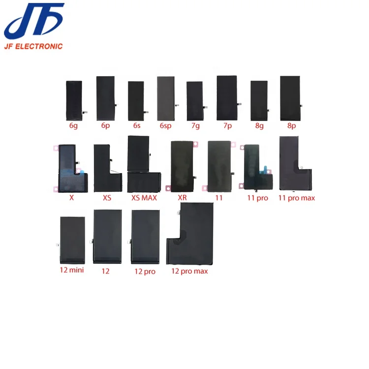 Mobile phone battery For iphone 6 6s 7 8 plus X XR XS MAX 11 12 pro max 12 mini 0 cycle Rechargeable Batteries