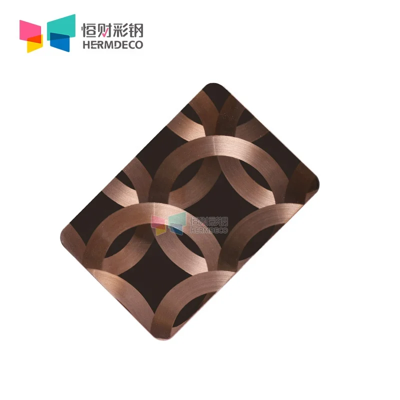 SUS304 304l pvd Цветная декоративная лазерная резка пластин из нержавеющей стали лист