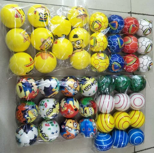 Toy Balls Children  Sport Pu Ball Promotional Stress Pu Toy Balls