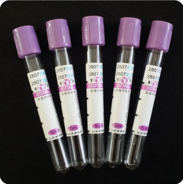 
Оптовая продажа, одноразовая медицинская трубка для забора крови EDTA для клинического гематологического обследования 