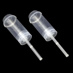 X30 30pcs Round Push-Up Ice Cream Shooter Cake Holder Plastic Clear Cake Holder Push Cake Container With Lid