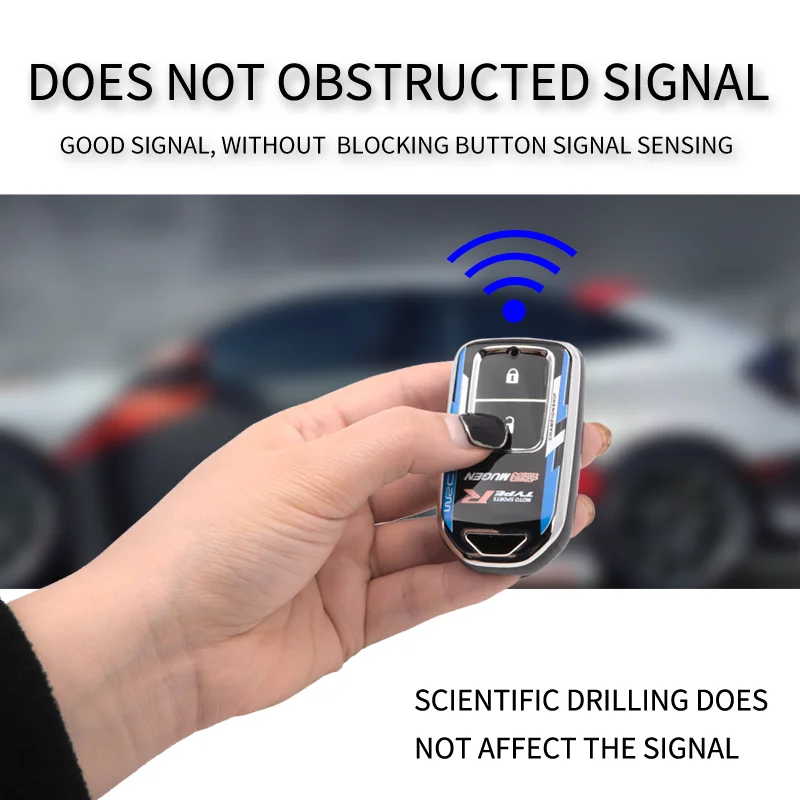 Golden TPU Protective Car Key Case Cover for Honda Accord and Odyssey Soft 2/3 Button Remote Shell Car Accessories