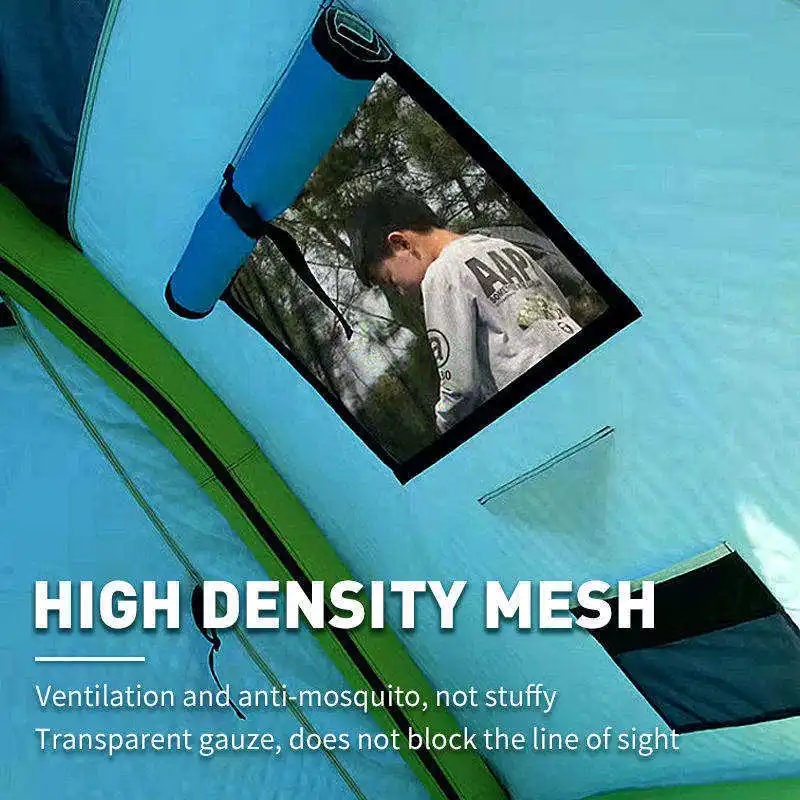 ice Fishing Tent ice Fishing shelter Insulated 5-8 Person Hexagonal Warm and Thickened Ice Fishing Tent with Chimney Vent