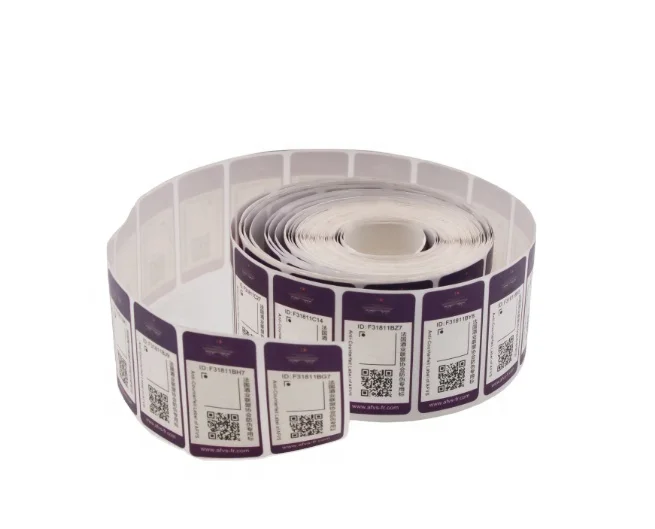 Barcode Roll Sticker Custom Chemical Self Adhesive Round Roll Special Shaped Label Paper for Customize Medical Products