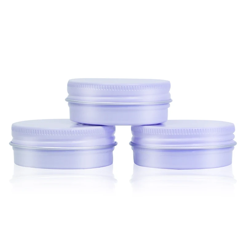 High quality 30g Empty Aluminum cream can Sun cream Aluminum Jar Storage jar Portable Cosmetic Cream Jar wholesale