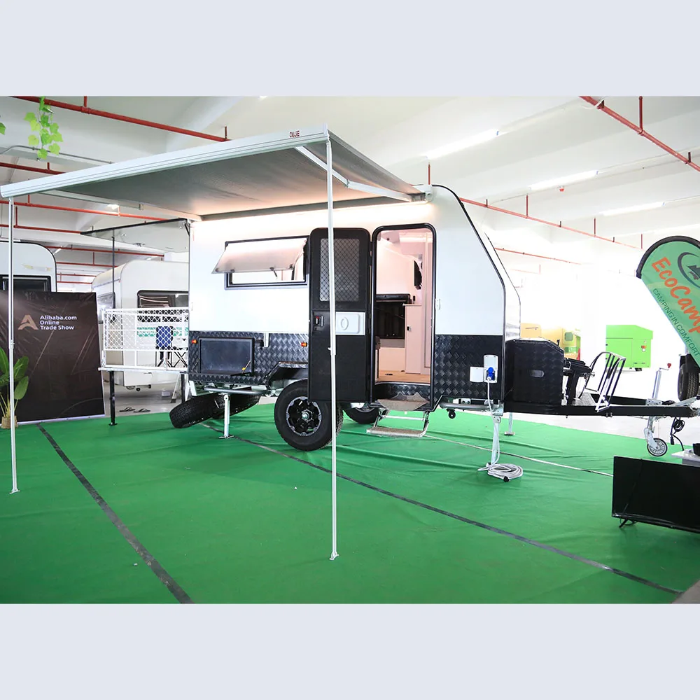 ManleyORV 02 Tiny Small Travel Off Road Trailer Toy Hauler Camper Caravan For motorcycle