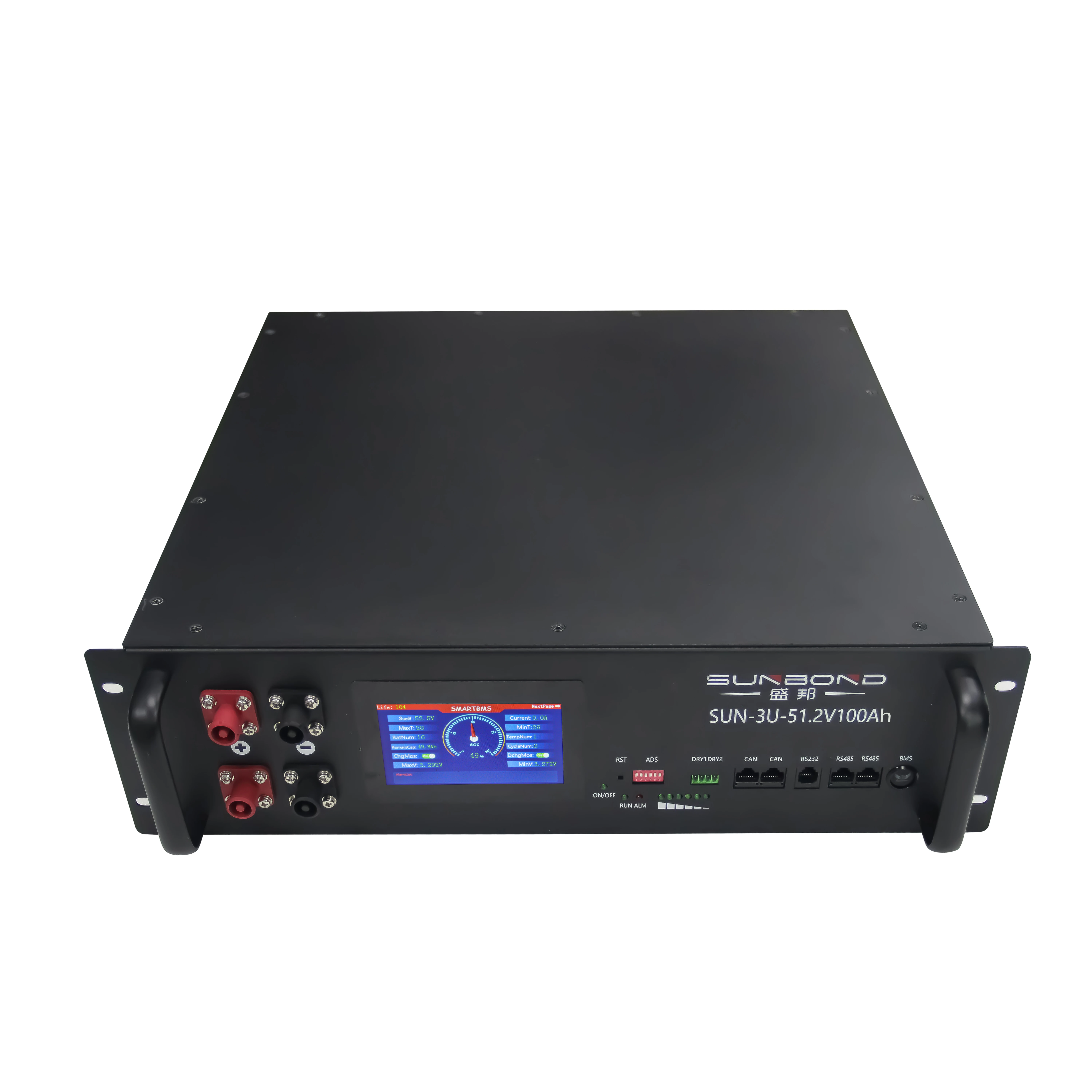 LiFePO4 batteries Lithium ion battery 48V 51.2V 100Ah 200Ah 300Ah Customize Rack-mounted for Solar battery energy storage system