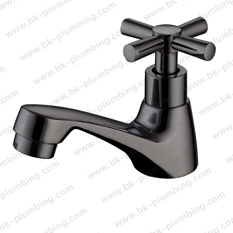 Good Price Good Quality Zinc Alloy Handle Basin Faucet Single Cold Chrome Basin Tap For Bathroom