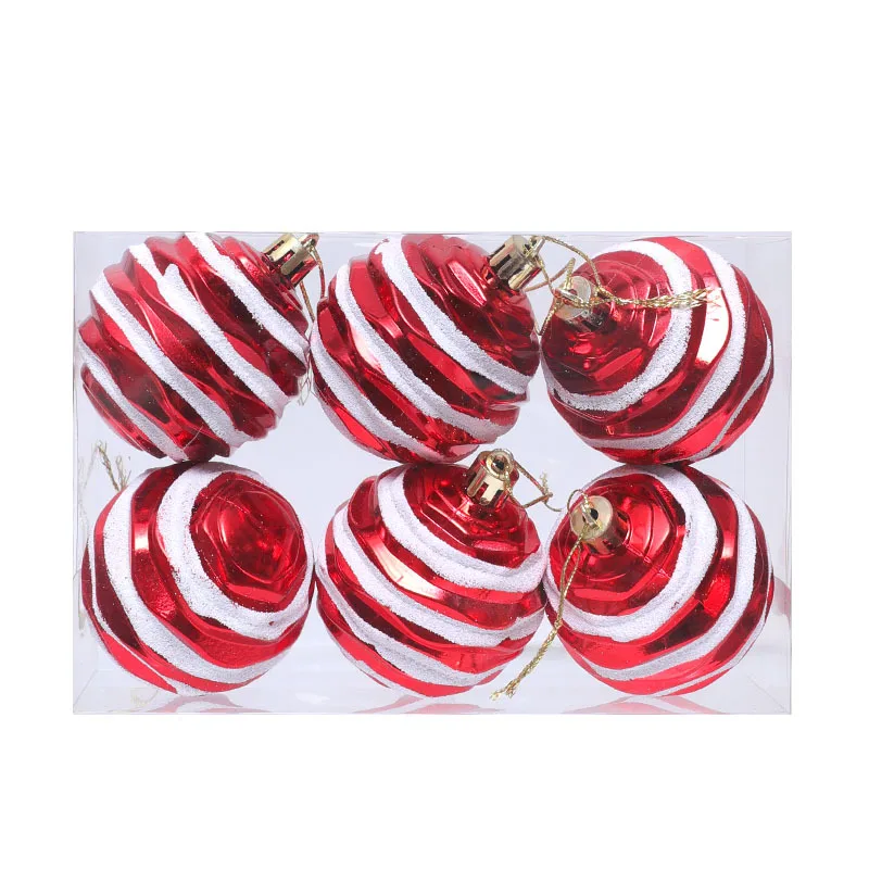 2024 New Arrival Christmas Tree Ornaments Plastic Christmas Ornaments Hanging Lollipop Tree Decoration with Ropes