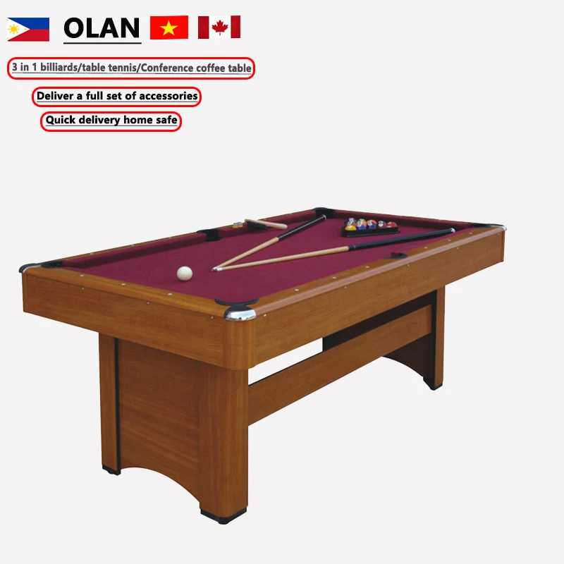 Hot selling factory manufacturer slate english pool table 6ft 7ft 8ft coin operated snooker billiards table