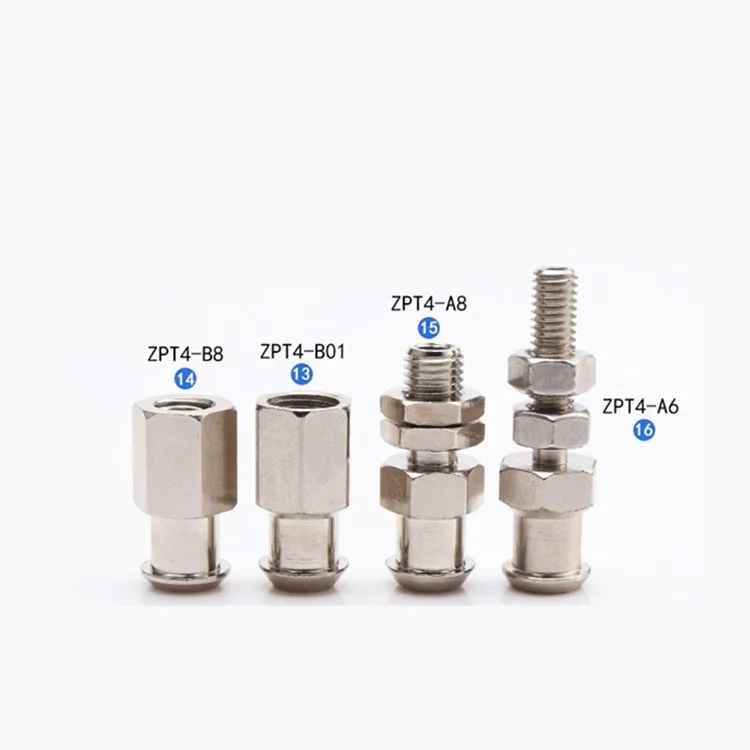 Vacuum suction cup connector APT-A5 / B5 / B8 / B01 / A8 / A6 vertical non buffered support head