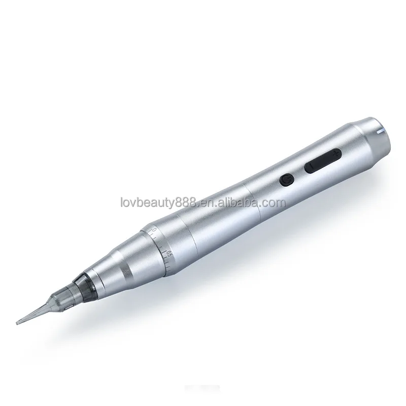 Newest Custom PMU Tattoo Machine Eyebrow Permanent Makeup Universal Cartridge Microblading Electric Tattoo Pen For Eyebrow Lip