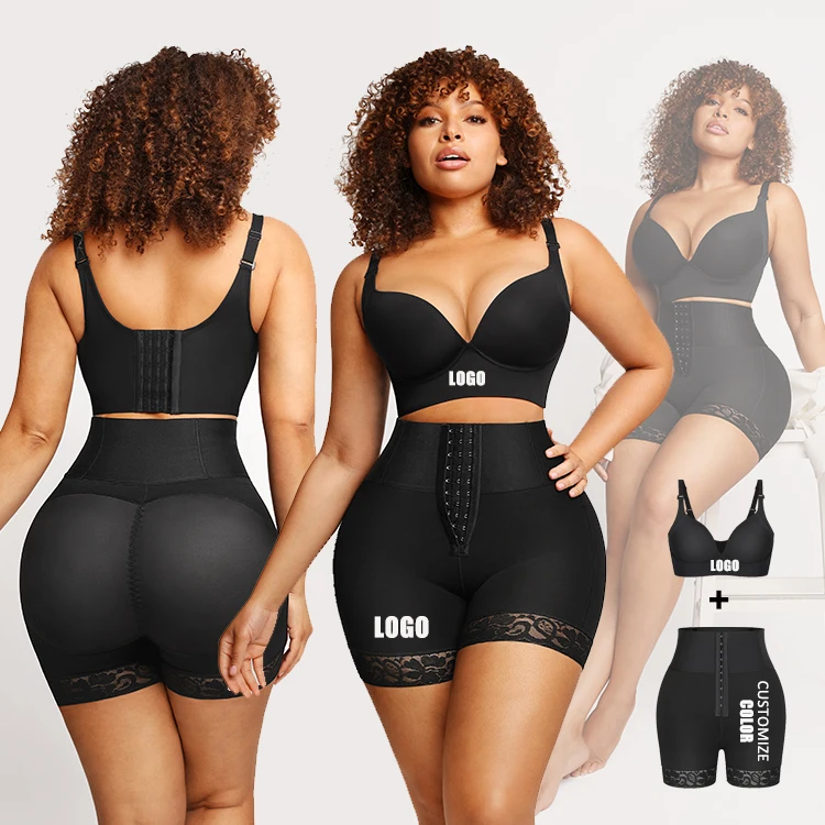 Underroutfit Bra Waistdear  Private Label  Push Up Adjustable Body Shaping  Women Deep Cup Bra With Shapewear Incorporated