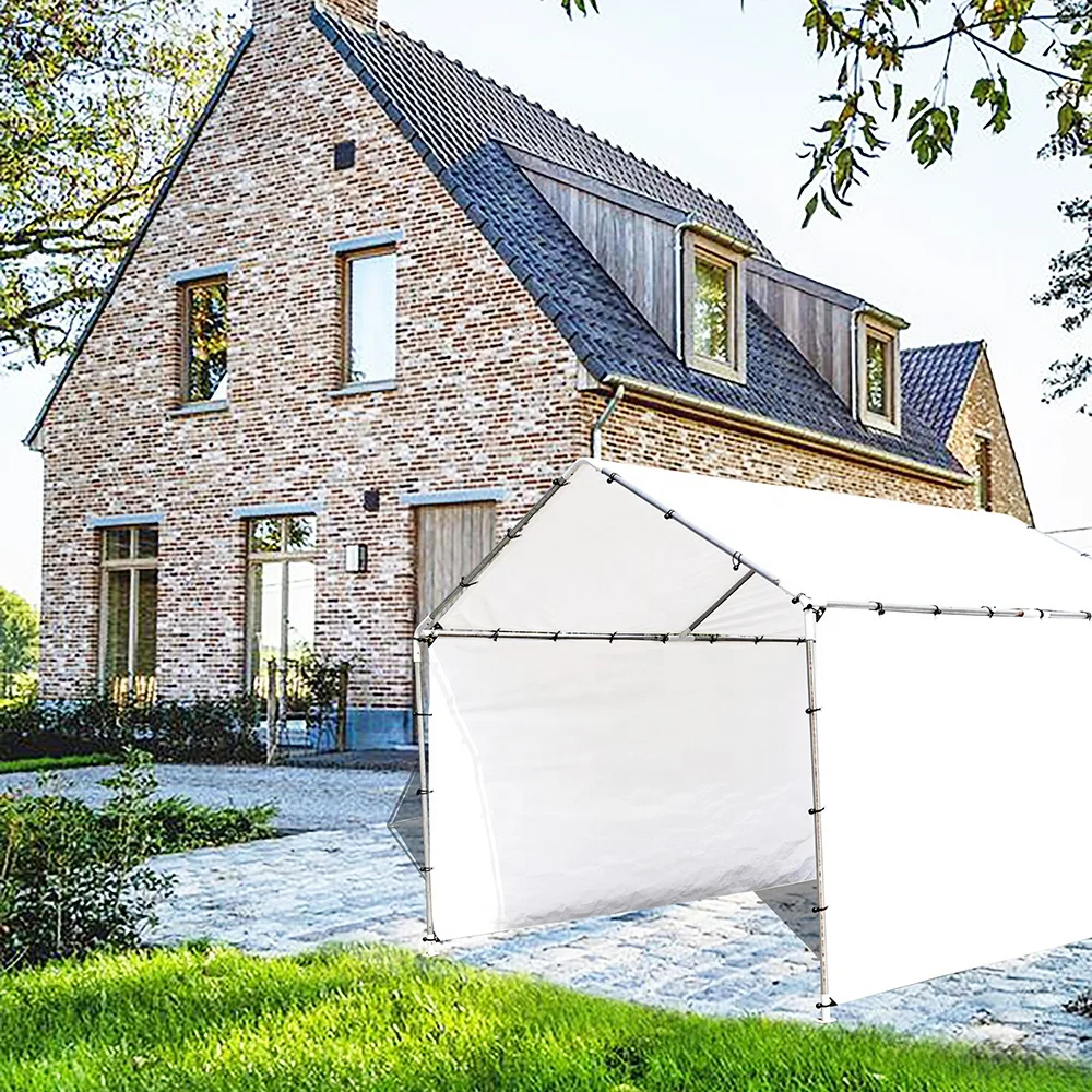 outdoor 140g white light weight high strength pe coated tarpaulin