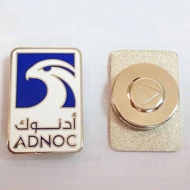 High quality customized magnetic UAE badge eagle pin magnet badge