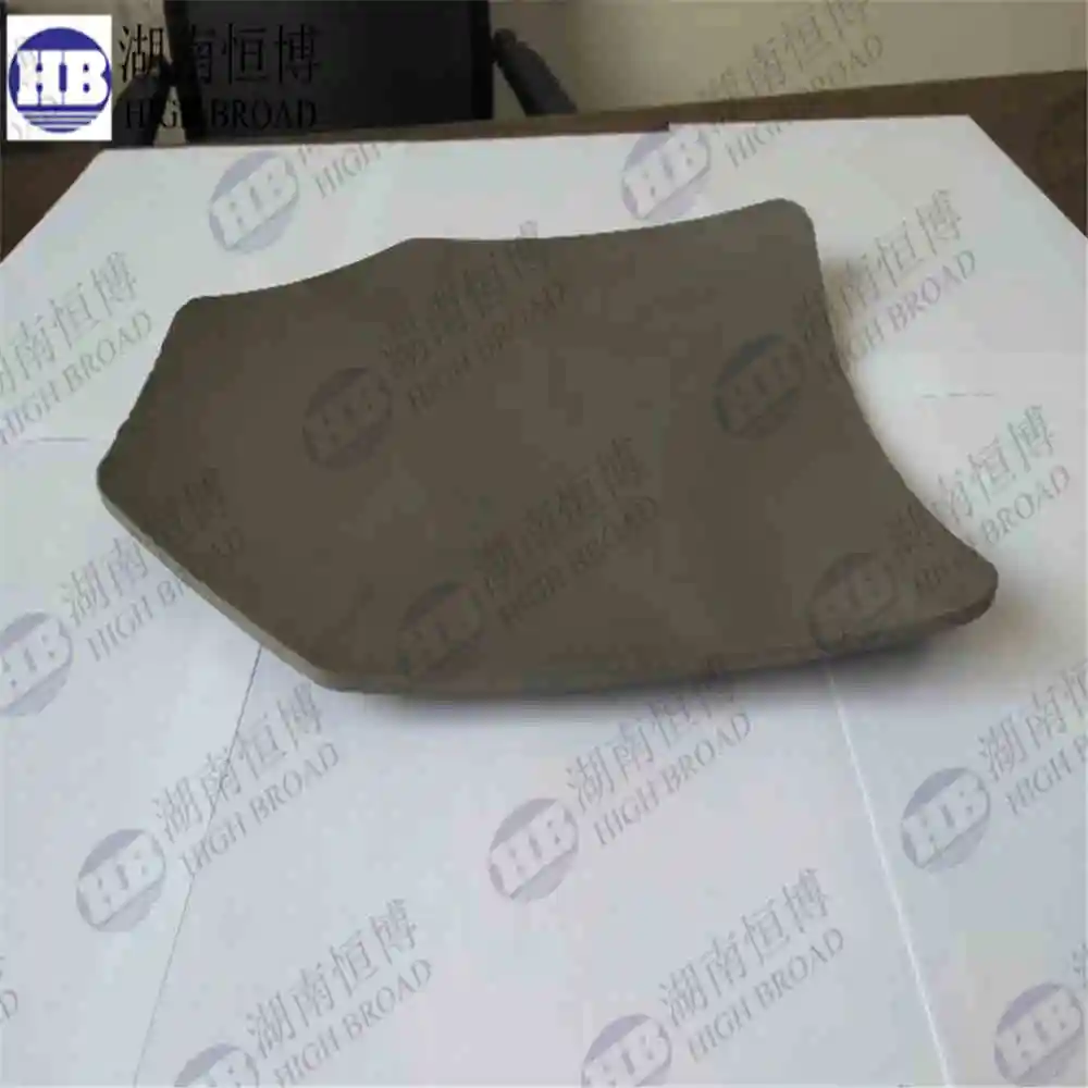 Ceramic plate silicon carbide tiles with NIJ IV level