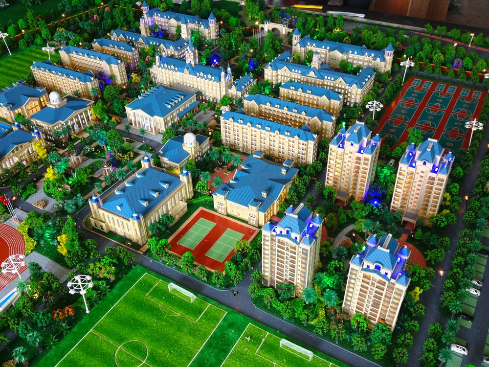 architectural building scale model  landscape model