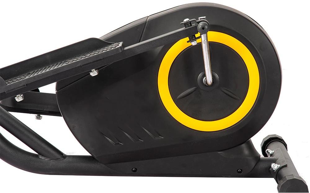 Home Gym Dual Magnetic Trainer Elliptical /Exercise Bike with Pulse Sensor