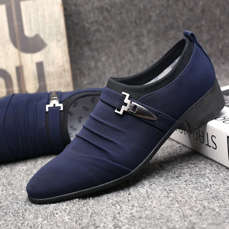 A017 Fashion Wedding Dress Shoes Men Classic Dress Loafers Mens Casual Shoes for Men