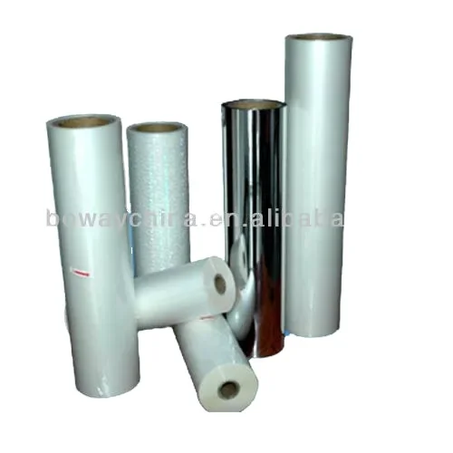 Boway Matt Coated High Quality a3 a4 bopp thermal lamination film for packaging Hot Thermal Laminated film