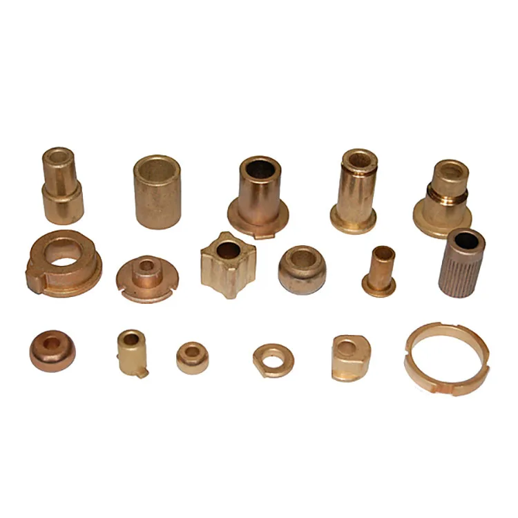 OEM CNC   Free Sample  manufacture powder metallurgy tube Sleeve Bearings bronze bushing  Copper Bushing