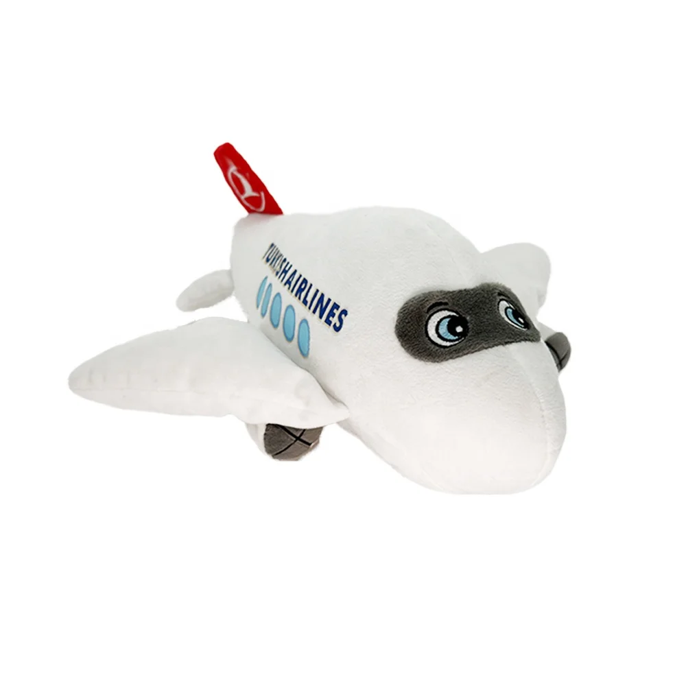 Custom Logo Printing or Embroidery Cheap Vehicle Air Plane Aircrafts Soft Plush Toys For Marketing and Advertising
