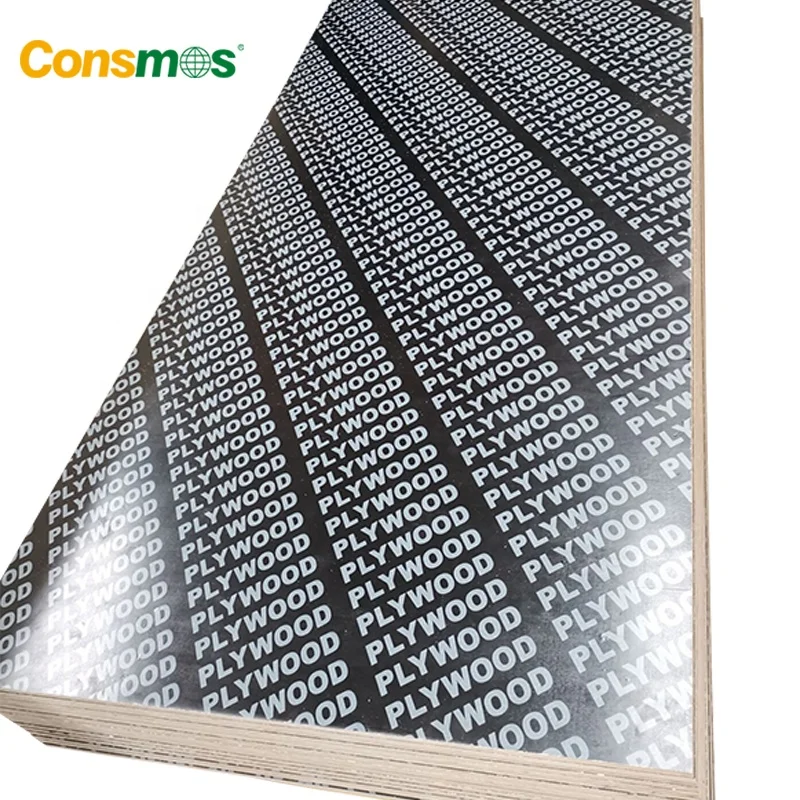 CONSMOS Construction Use 1220*2440*18mm 20mm 21mm WBP Glue Black Film Faced Plywood