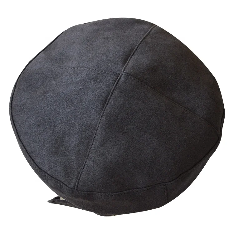Plain Glengarry Suede 4 Panels Newsboy Woman Cap Beret Hat Adult Spring Autumn Winter Outdoor Beret Hats