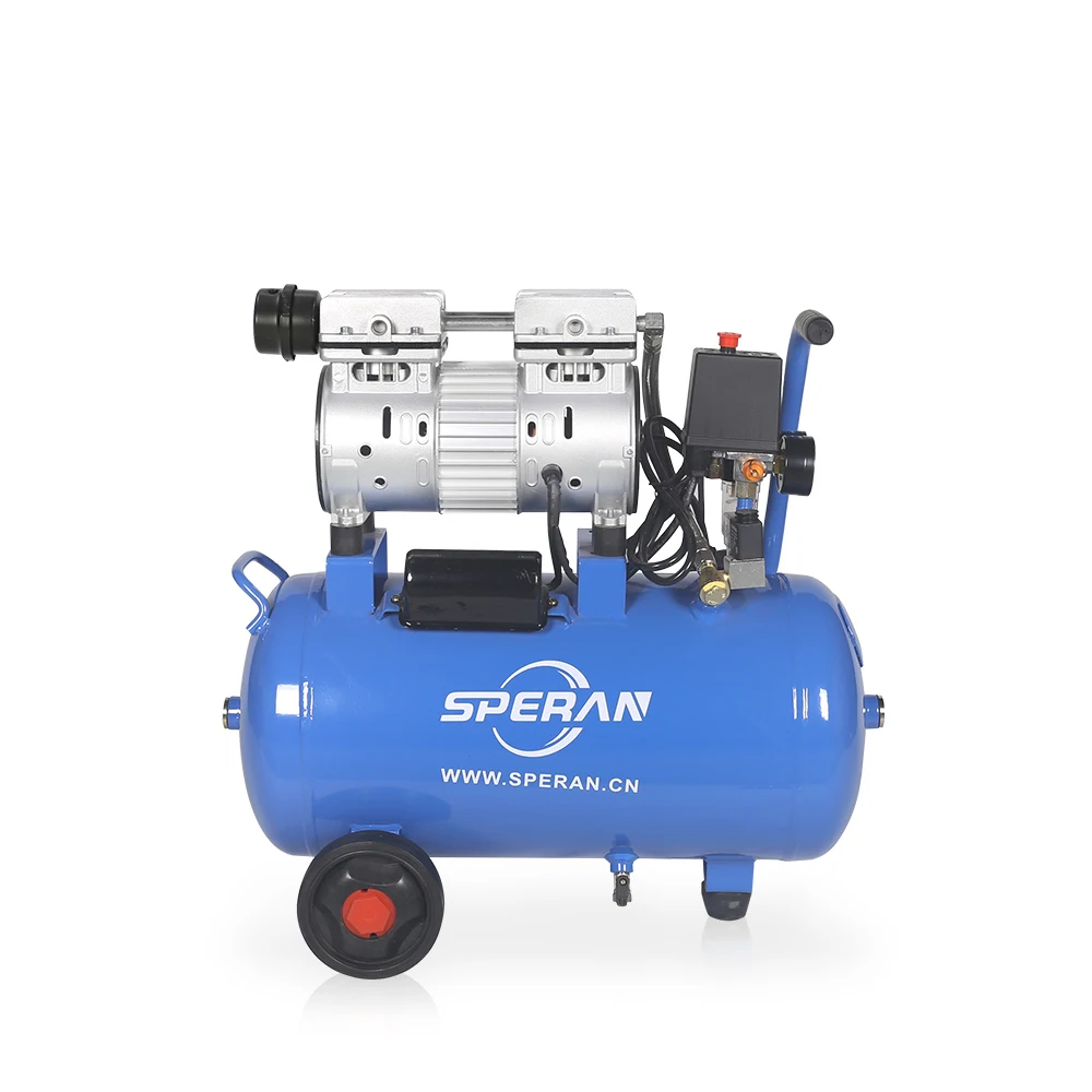 
9l 24 l mini small size oil free silent lab air brush compressor 220v 