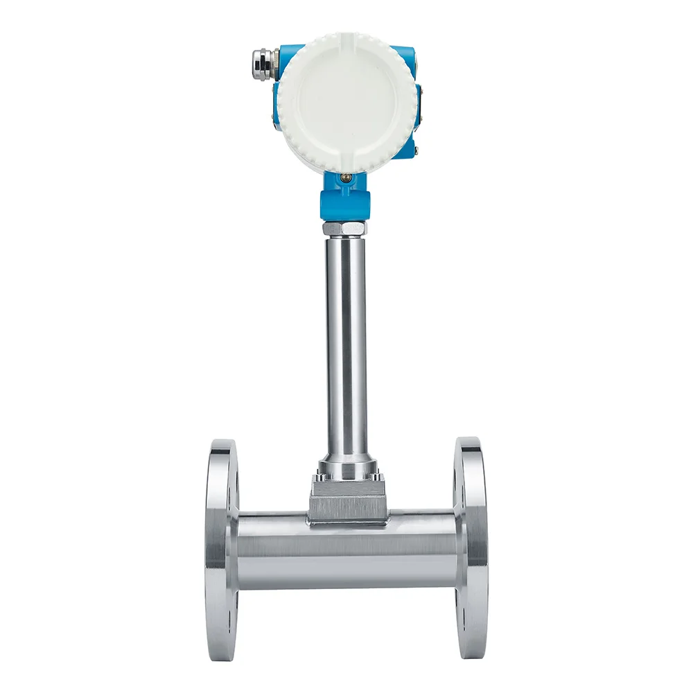 High Accuracy 4-20mA RS-485 Natural Gas / Compressed Air/ Steam Flowmeter Vortex Flow Meter Manufacturer